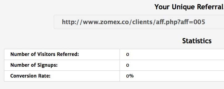 affiliate program link